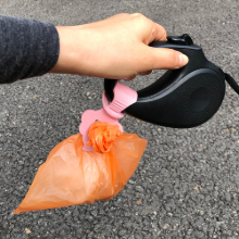 리토가토 푸링(Poo-Ring) 배변봉투 걸이 강아지 산책용 친환경 비닐 홀더 핸즈프리