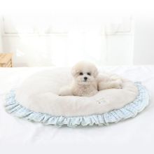 리토가토 밀키웨이 프릴 러그 (민트) 강아지 고양이 방석 인테리어 실내용 침대