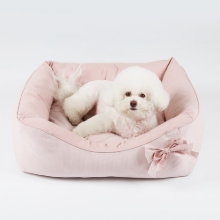 리토가토 콤피 범퍼 베드 (핑크) 강아지 고양이 방석 인테리어 실내용 푹신한 침대